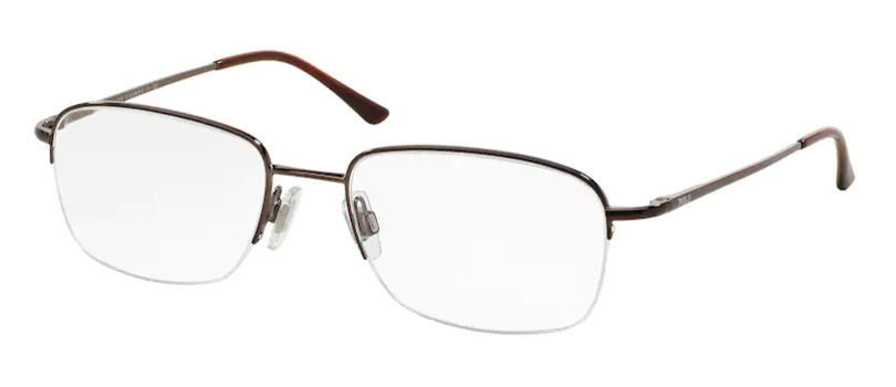 Polo PH1001 9011 – Schmale braune Metallbrille