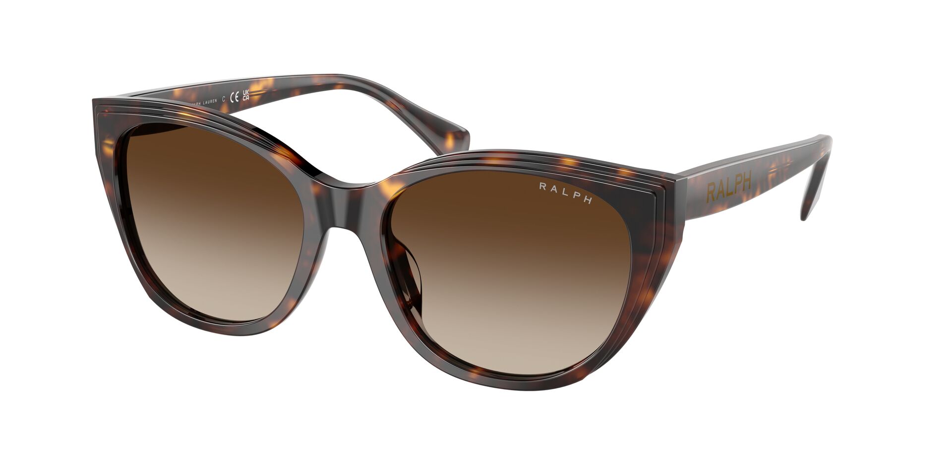 Das Bild zeigt die Ralph Sonnenbrille RA5324U 500131 leicht seitlich.