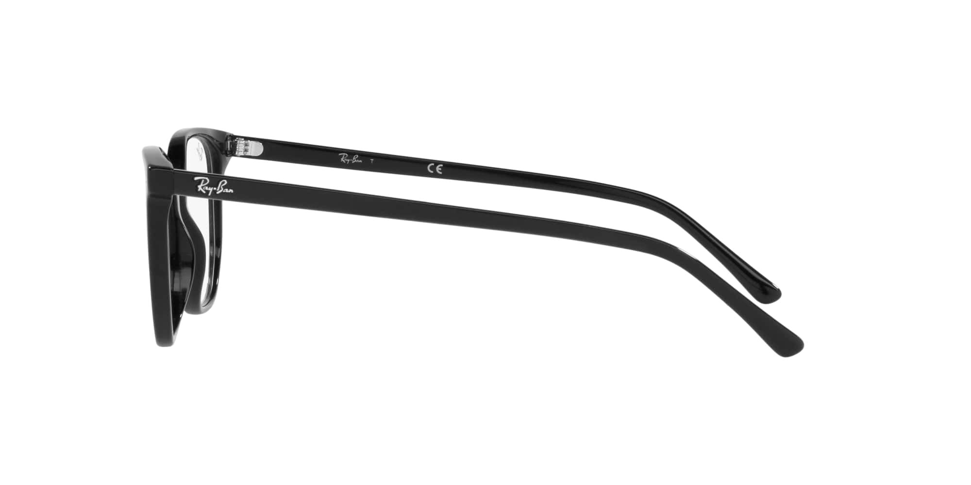 Das Bild zeigt die Korrektionsbrille RX5397 2000 von der Marke Ray Ban in schwarz.