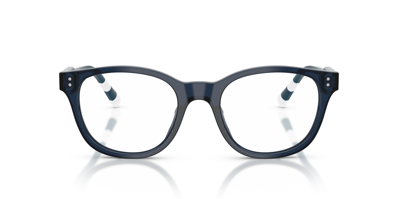Das Bild zeigt die Brille 0PH2303U von Polo in der Farbe Dunkelblau.