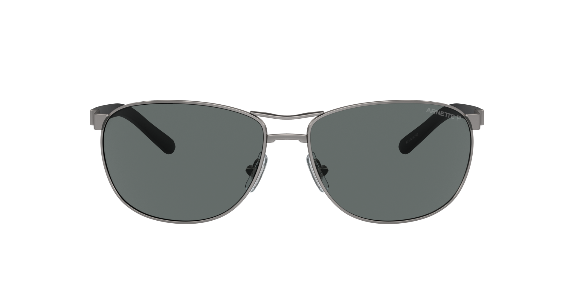 Das Bild zeigt die Sonnenbrille AN3090 745/81 von der Marke Arnette in silber.