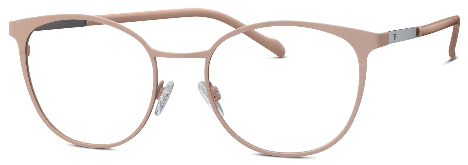 TITANflex 826025 60 – Runde Nude Titanflex Brille Metall
