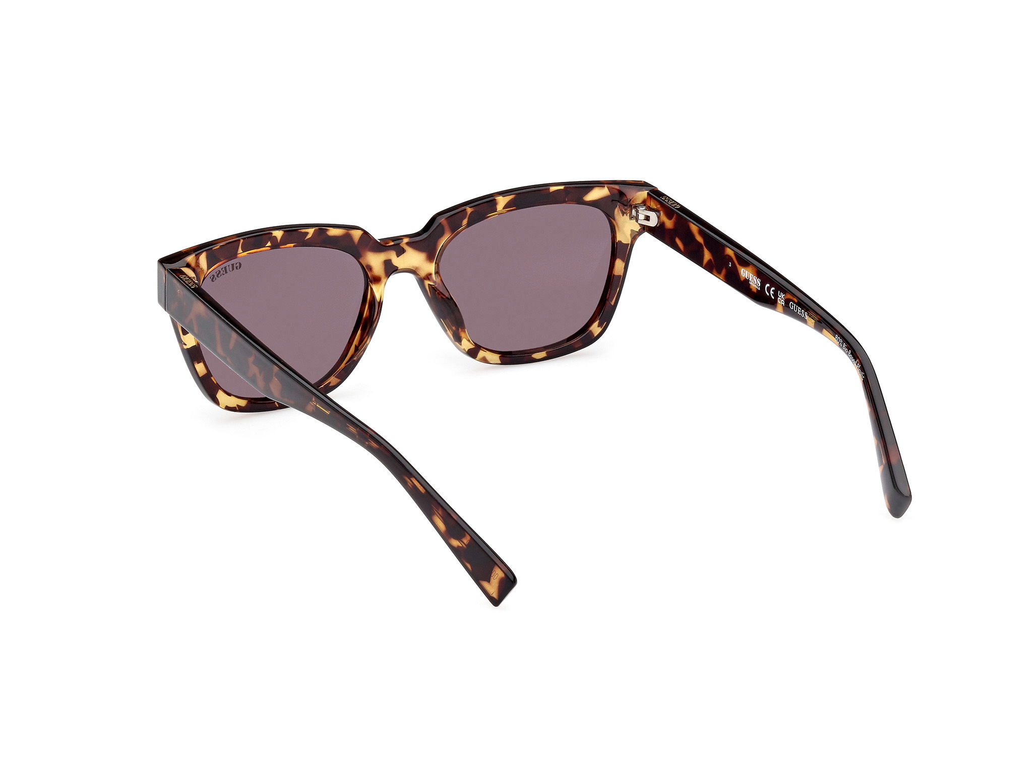 Das Bild zeigt die Sonnenbrille GU8265 52A von der Marke Guess in Havanna