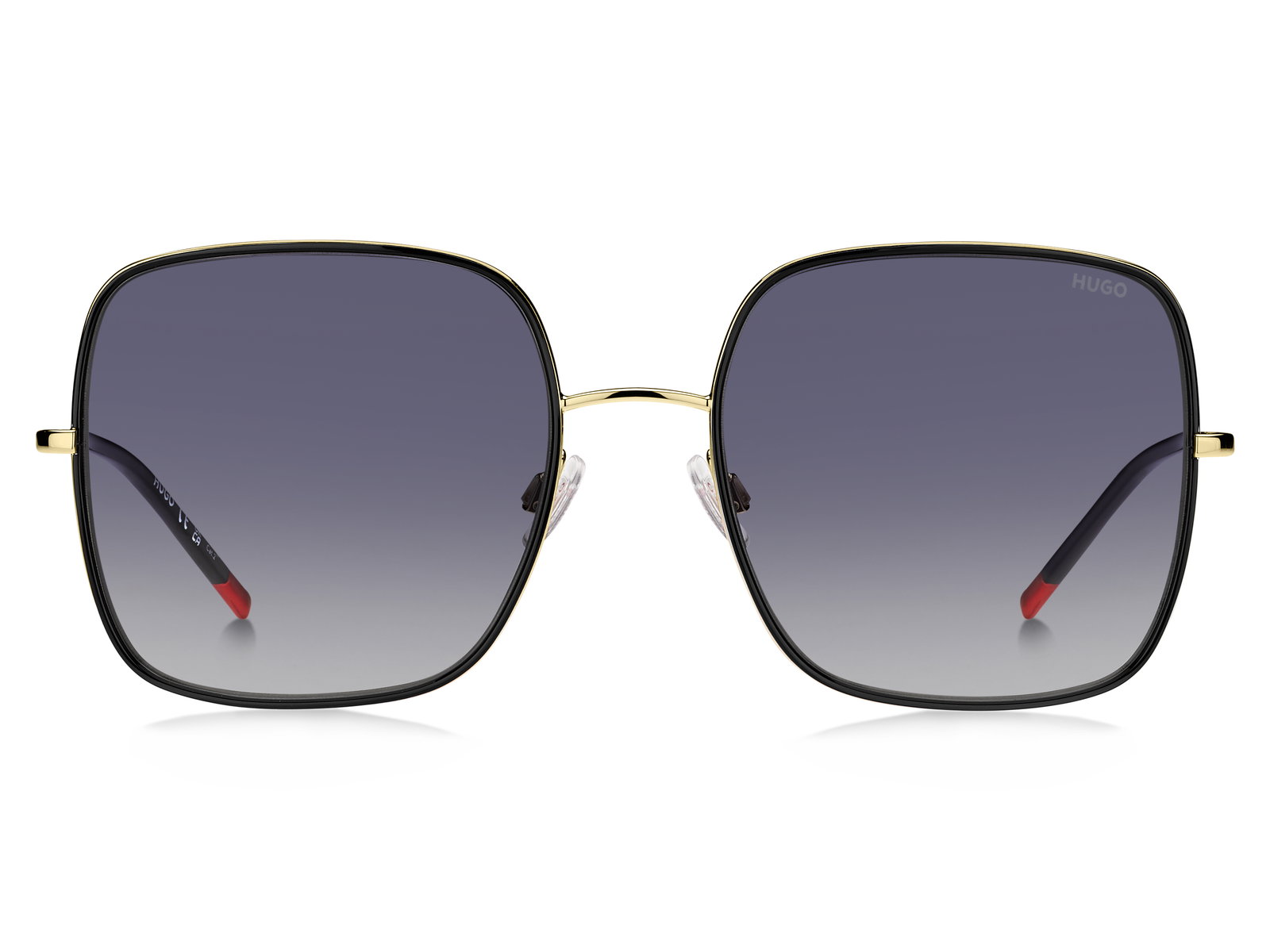 Das Bild zeigt die Sonnenbrille HG1293/S RHL von der Marke Hugo in gold/schwarz.