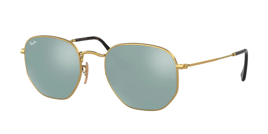 Das Bild zeigt die Sonnenbrille RB3548N 001/30 von der Marke Ray-Ban in gold.