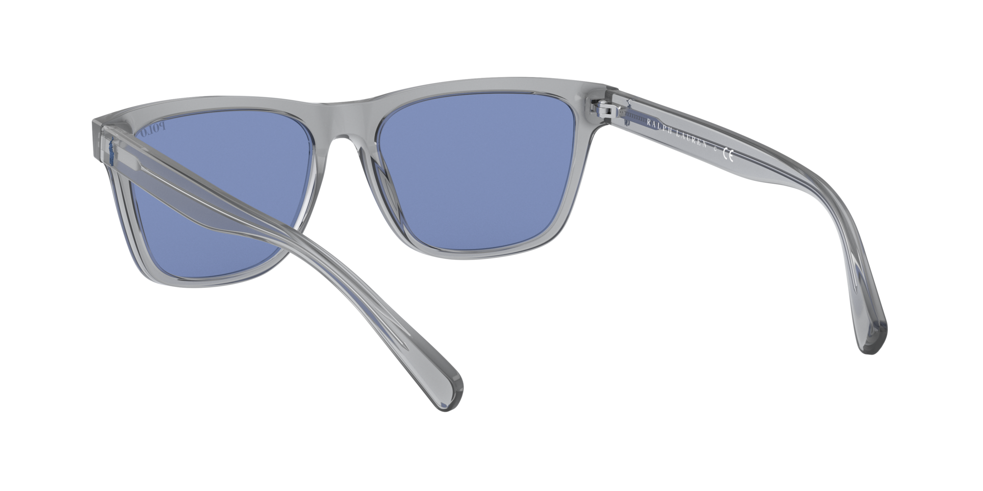 Polo Ralph Lauren Sonnenbrille PH4167 51111U glänzendes transparentes grau