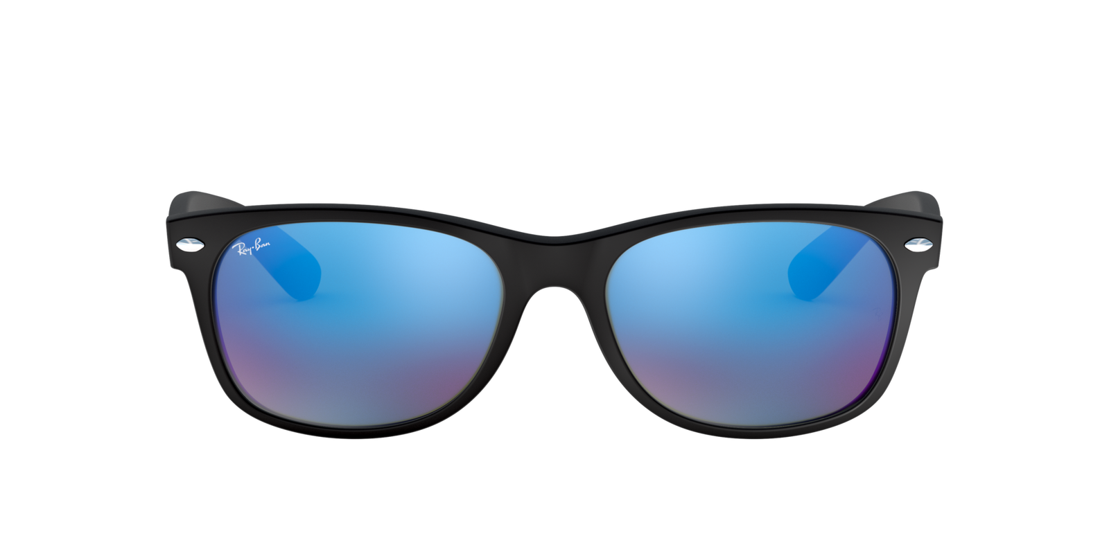 Das Bild zeigt die Sonnenbrille 0RB2132 von Ray Ban in der Farbe Schwarz.