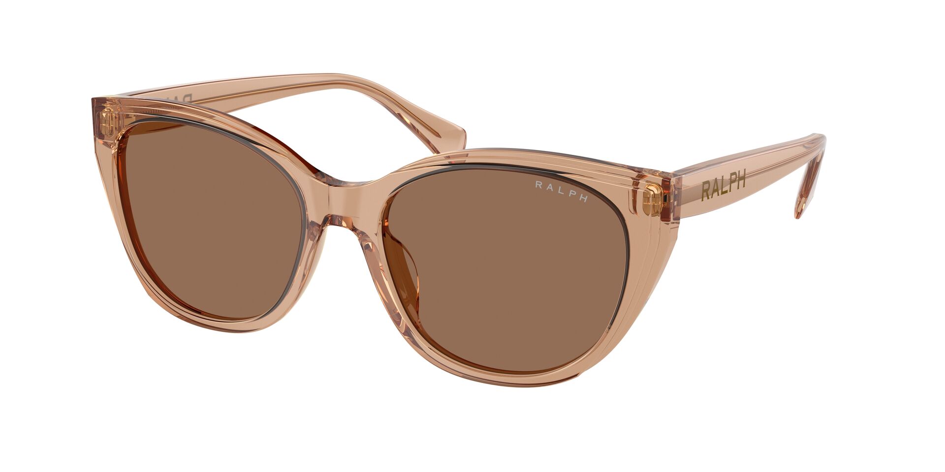 Das Bild zeigt die Ralph Sonnenbrille RA5324U 582673 leicht seitlich.