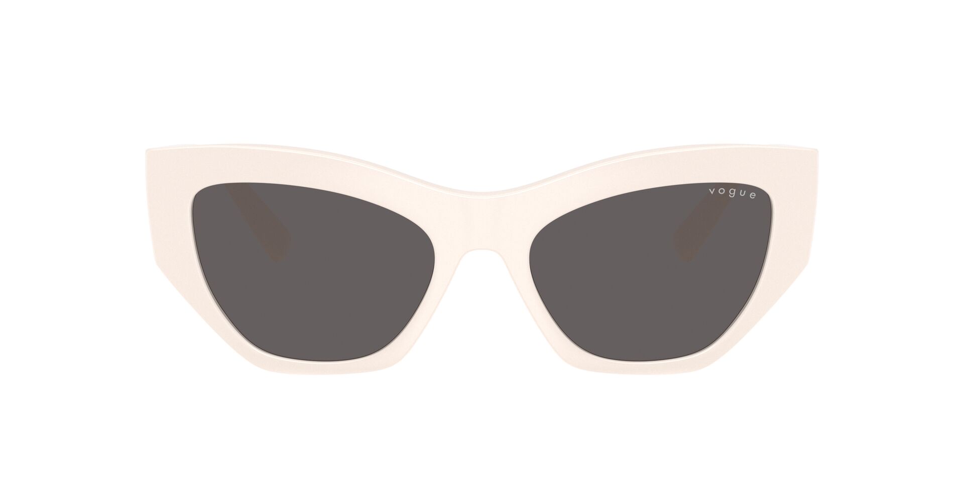 Das Bild zeigt die Sonnenbrille VO5607S von der Marke Vogue in Ivory.