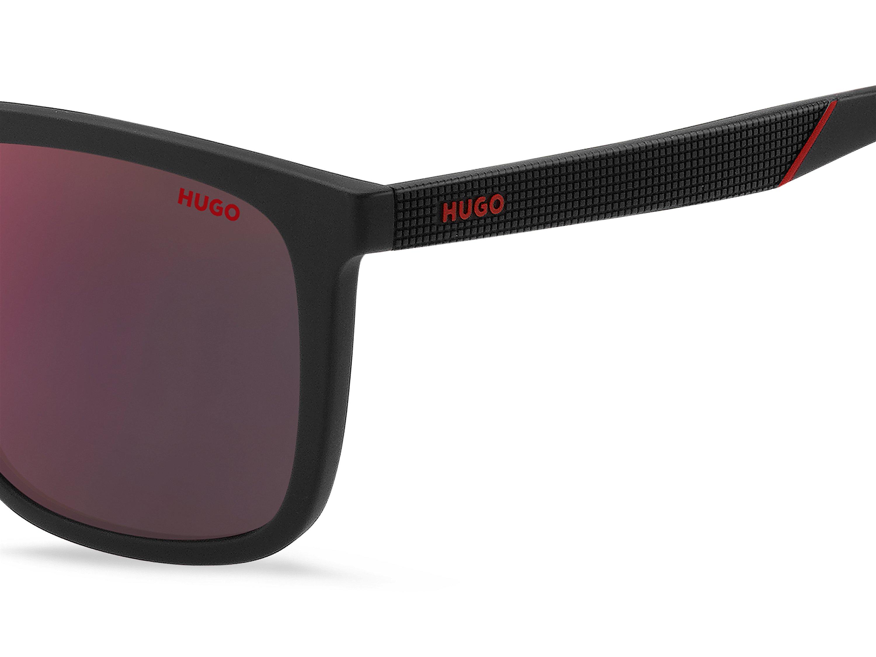 Das Bild zeigt die Sonnenbrille HG1304/S 807 von der Marke Hugo in schwarz.