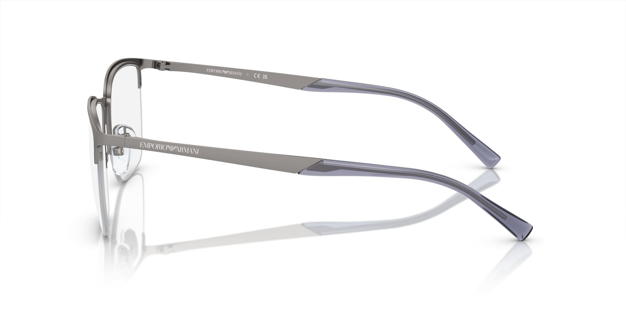Emporio Armani Brille für Herren in gunmetal matt EA1151 3303 54