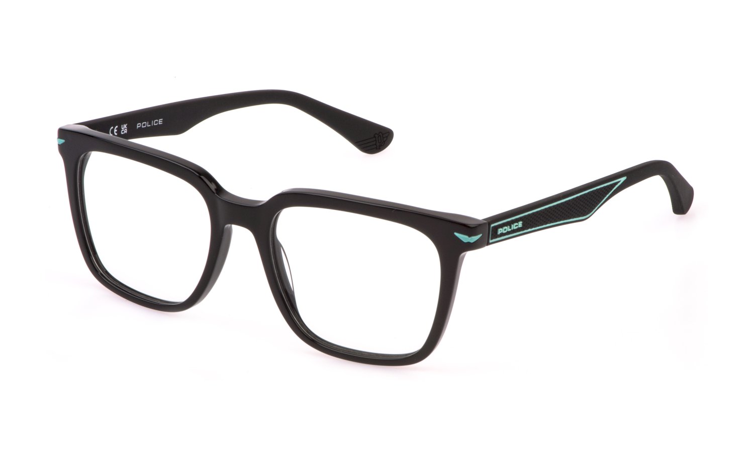 Police Brille VK148 0700 50 in Schwarz
