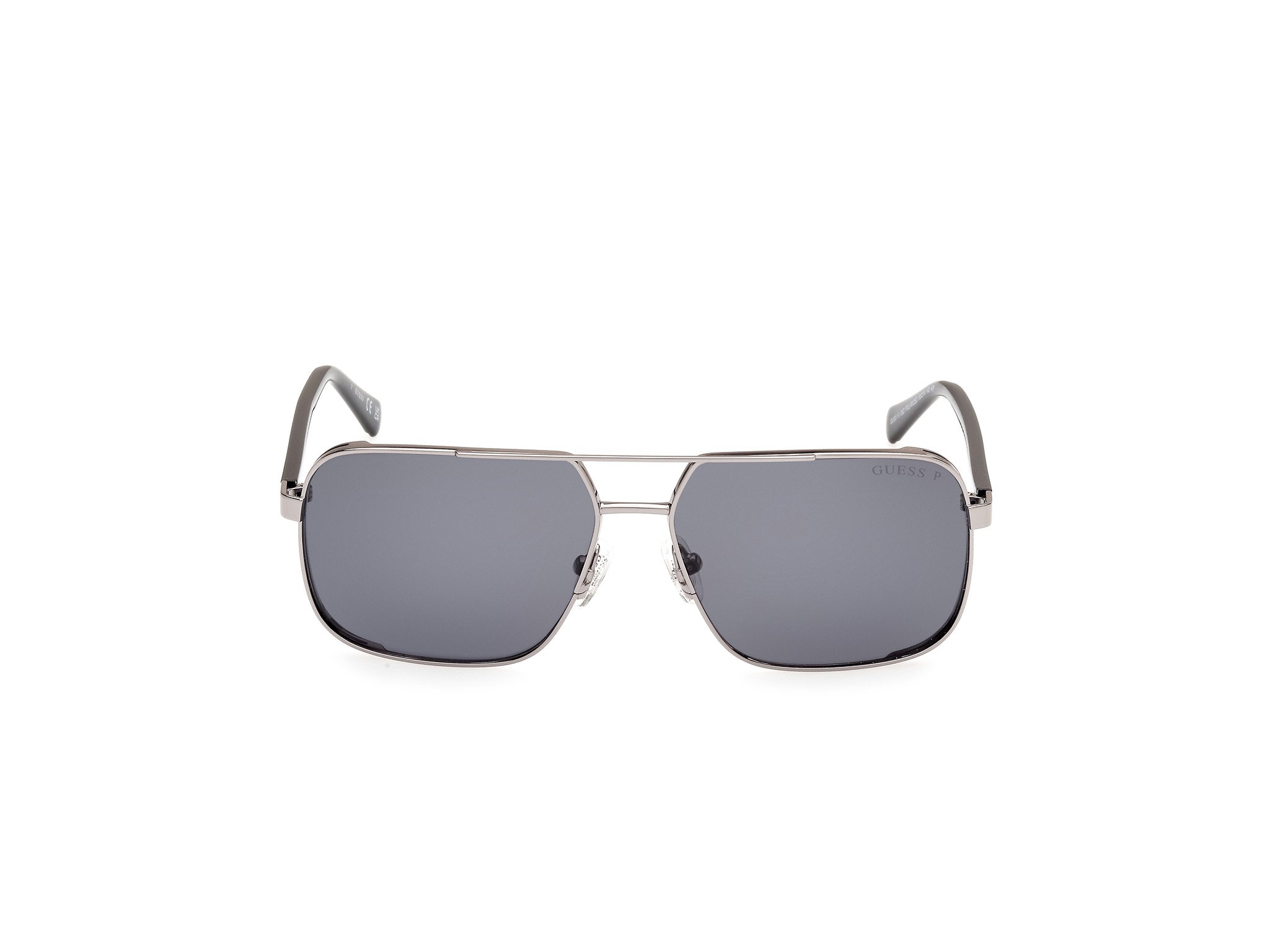 Das Bild zeigt die Sonnenbrille GU00119 08D von der Marke Guess in Gunmetal.