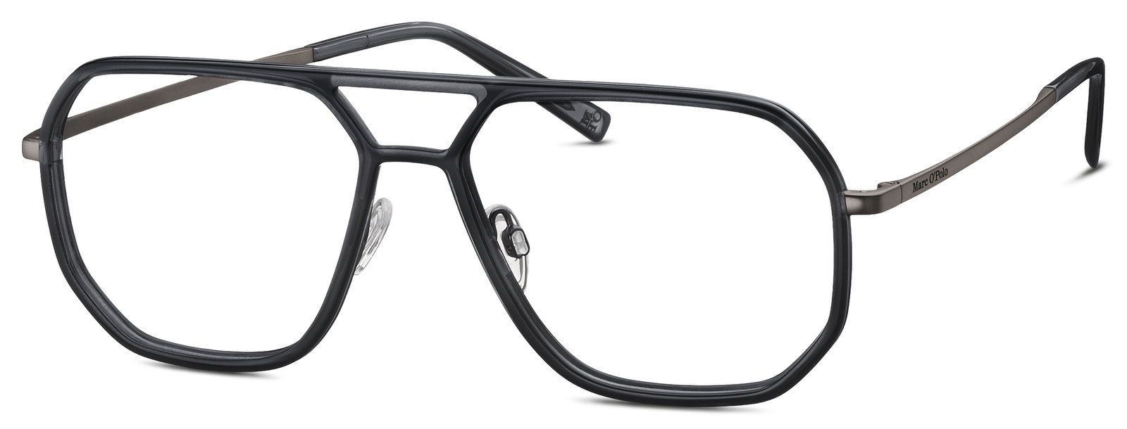 MARC O'POLO Eyewear 501039 30 – Graue Pilotenbrille Metall Kunststoff
