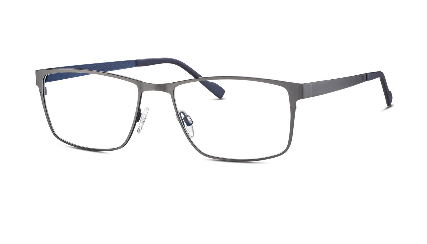 TITANflex 820773 30 – Graue Titan Metallbrille Mittel