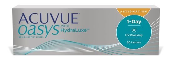 Acuvue Oasys 1-Day for Astigmatism with HydraLuxe, Johnson & Johnson (30 Stk.)