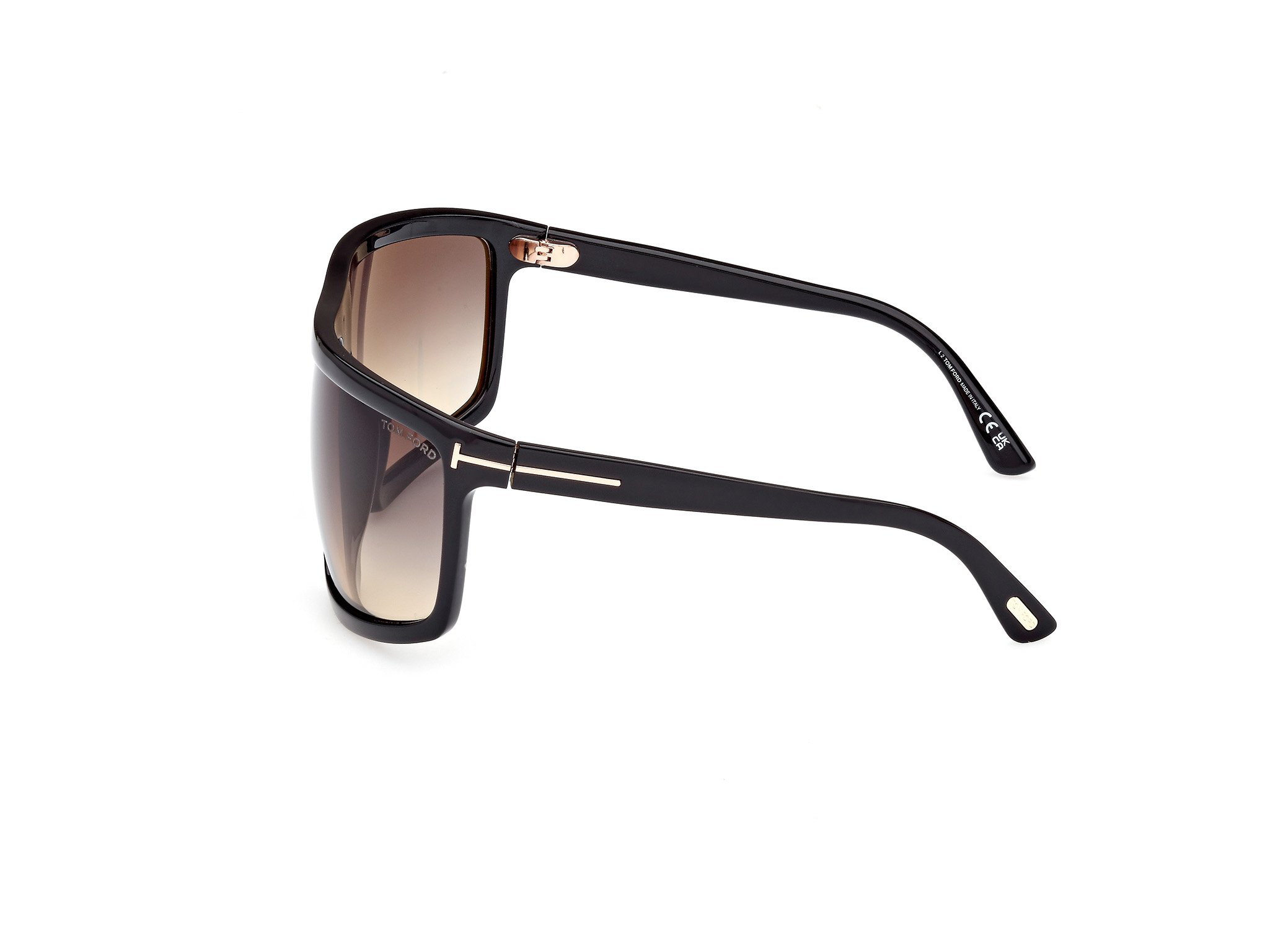 Tom Ford Sonnenbrille Unisex CLINT-02 FT1066 01B schwarz