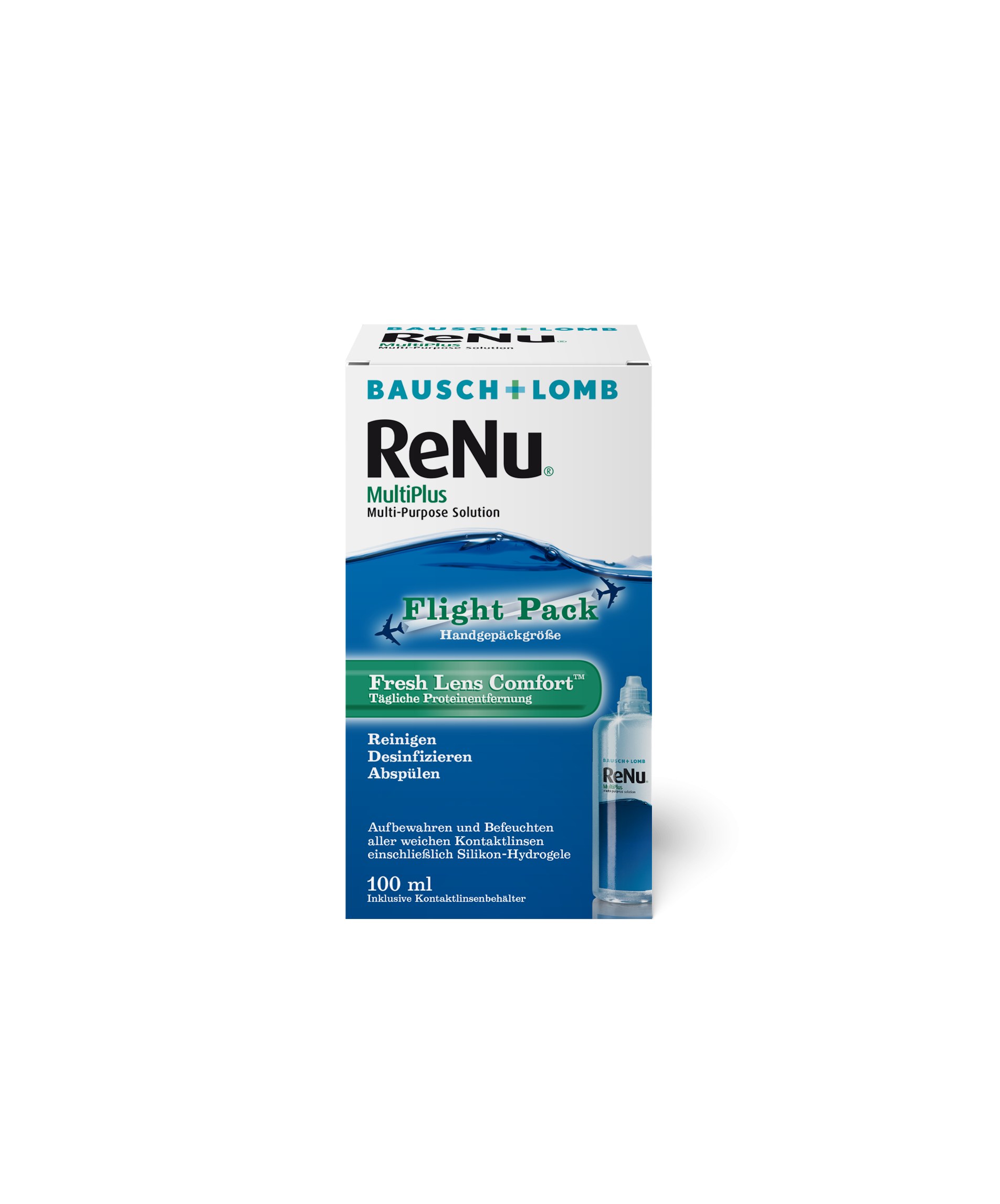 ReNu Multiplus Fresh Lens Comfort Flight Pack, B&L (100 ml) ReNu Multiplus Fresh Lens Comfort Flight Pack, B&L (100 ml)