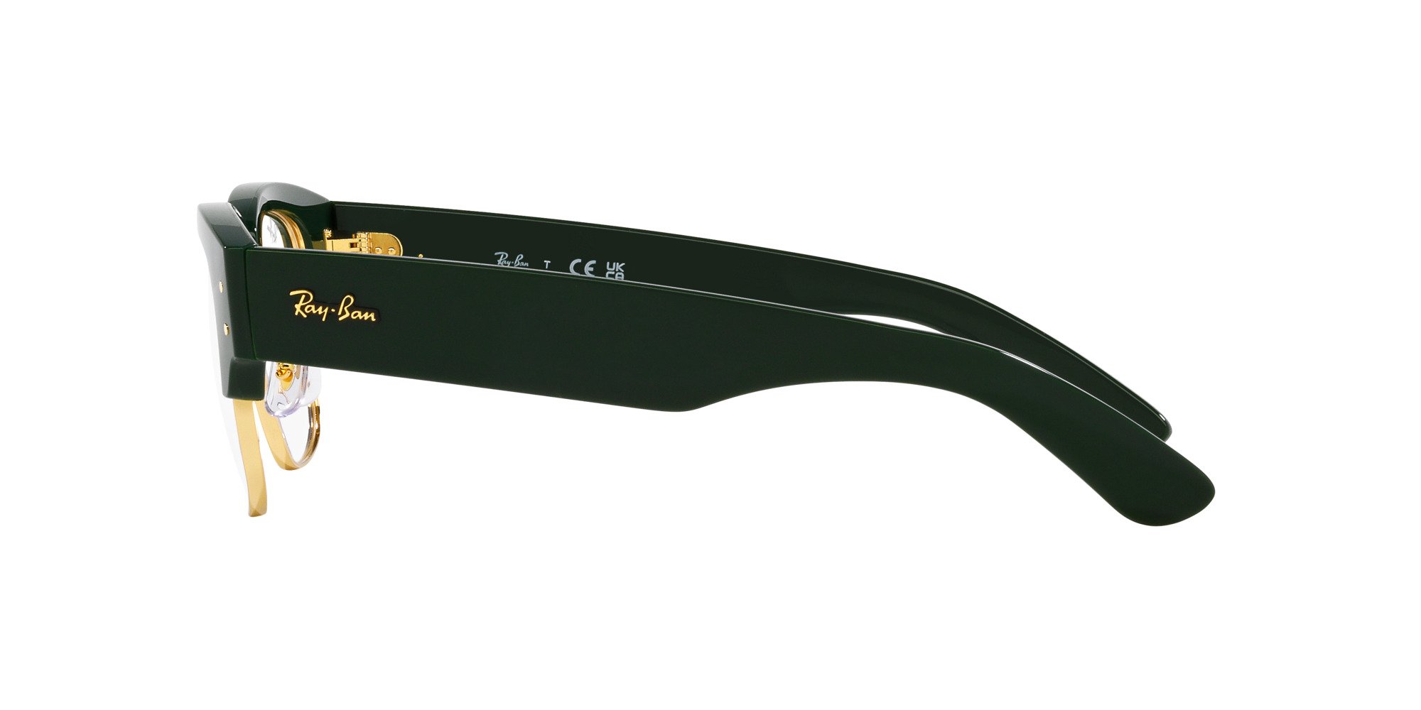 Das Bild zeigt die Korrektionsbrille RX0316V 8233 von der Marke Ray Ban in dunkelgrün.