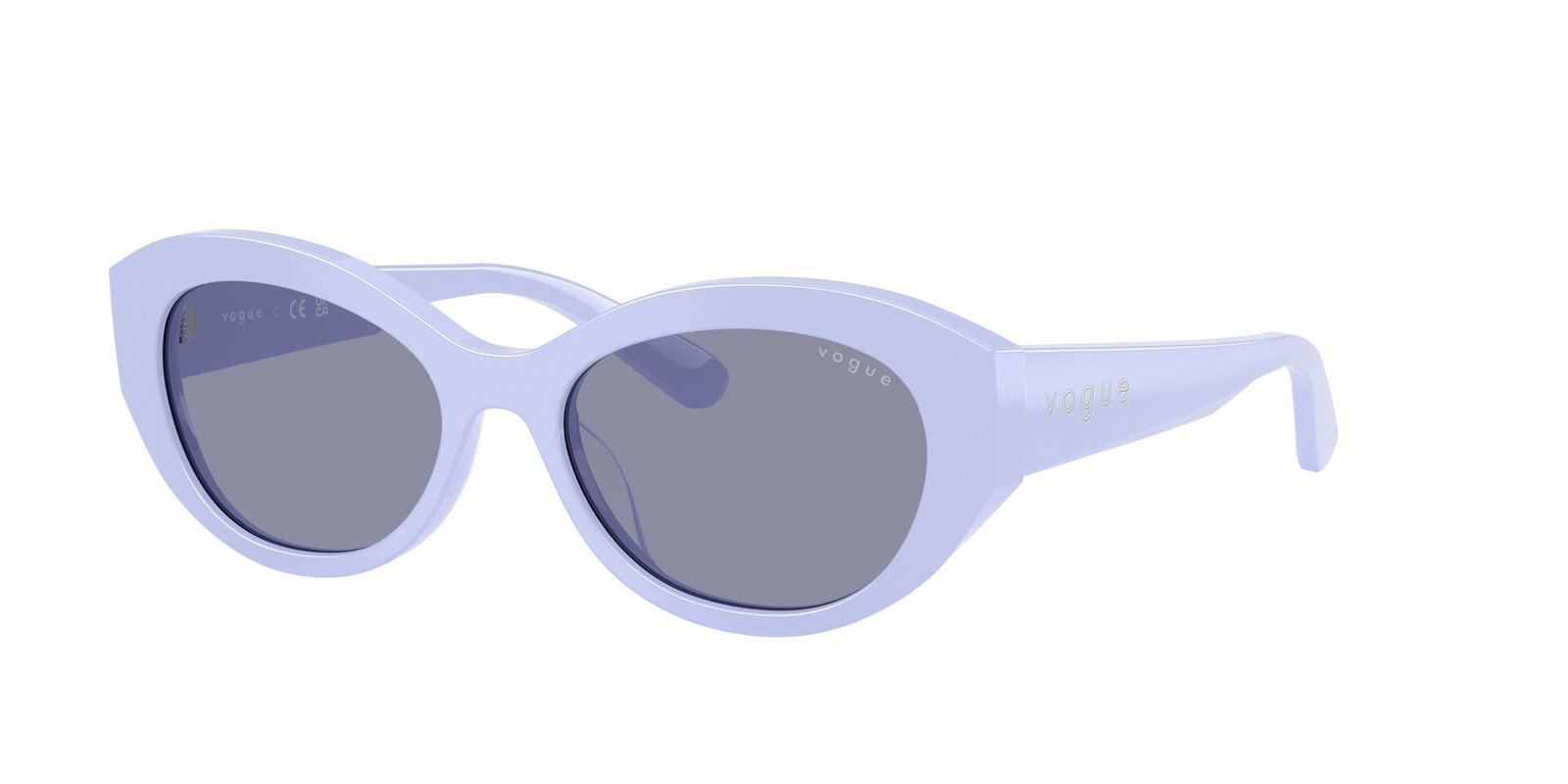 Das Bild zeigt die Sonnenbrille 0VO5659SU von Vogue in der Farbe Lila.
