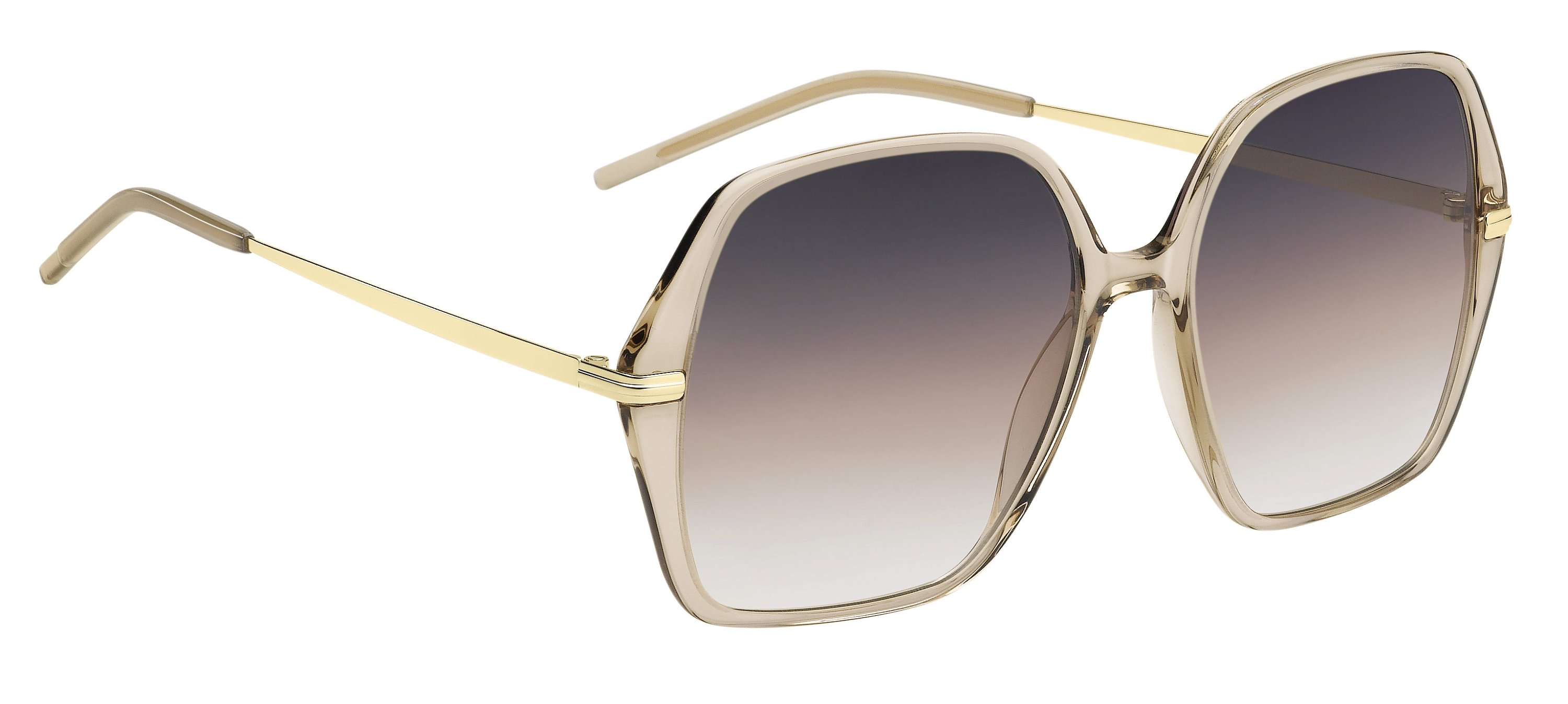 Das Bild zeigt die Sonnenbrille BOSS1660S 84A von der Marke BOSS in Nude/Gold.