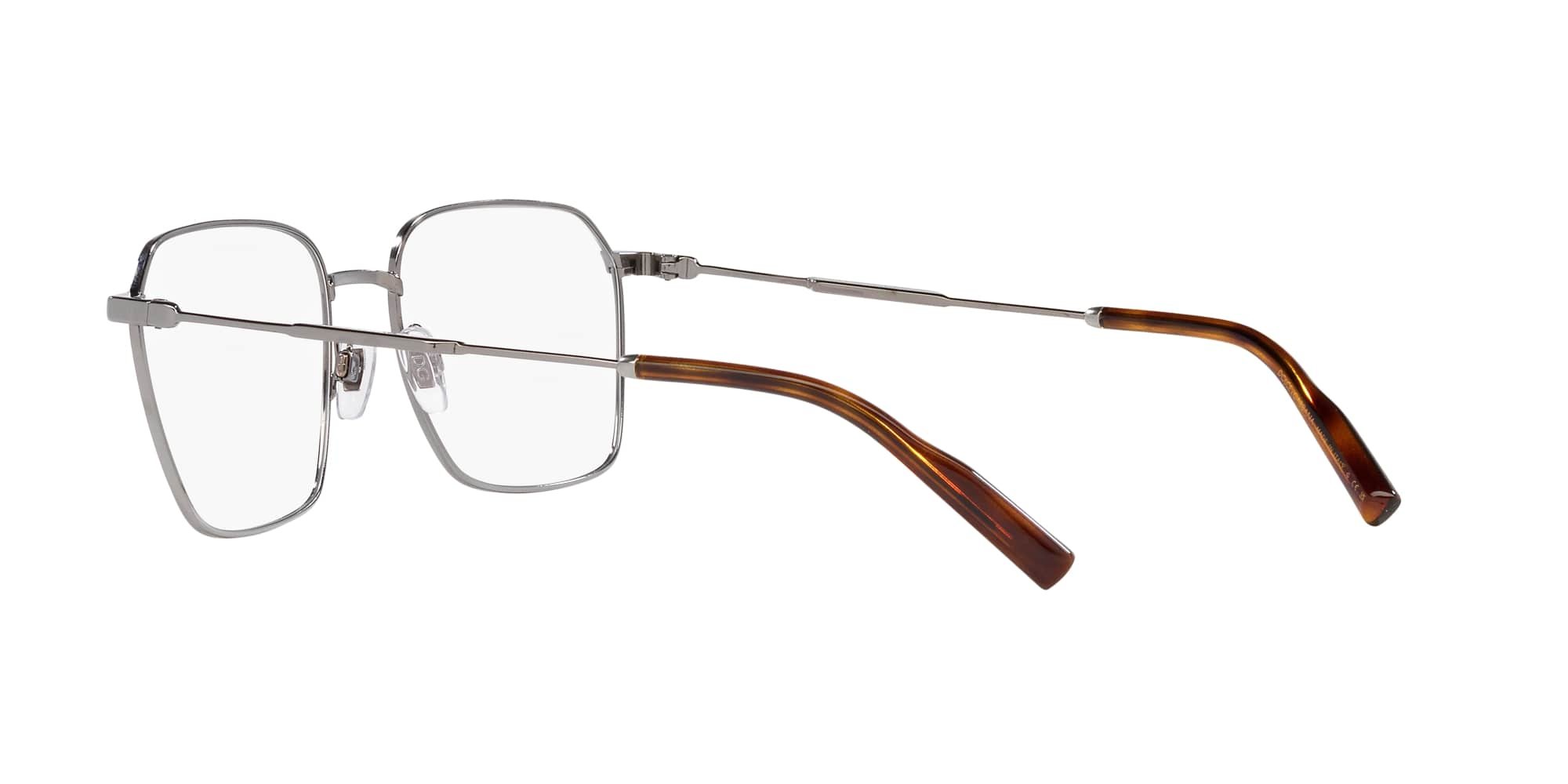 Das Bild zeigt die Korrektionsbrille DG1350 04 von der Marke D&G in silber.