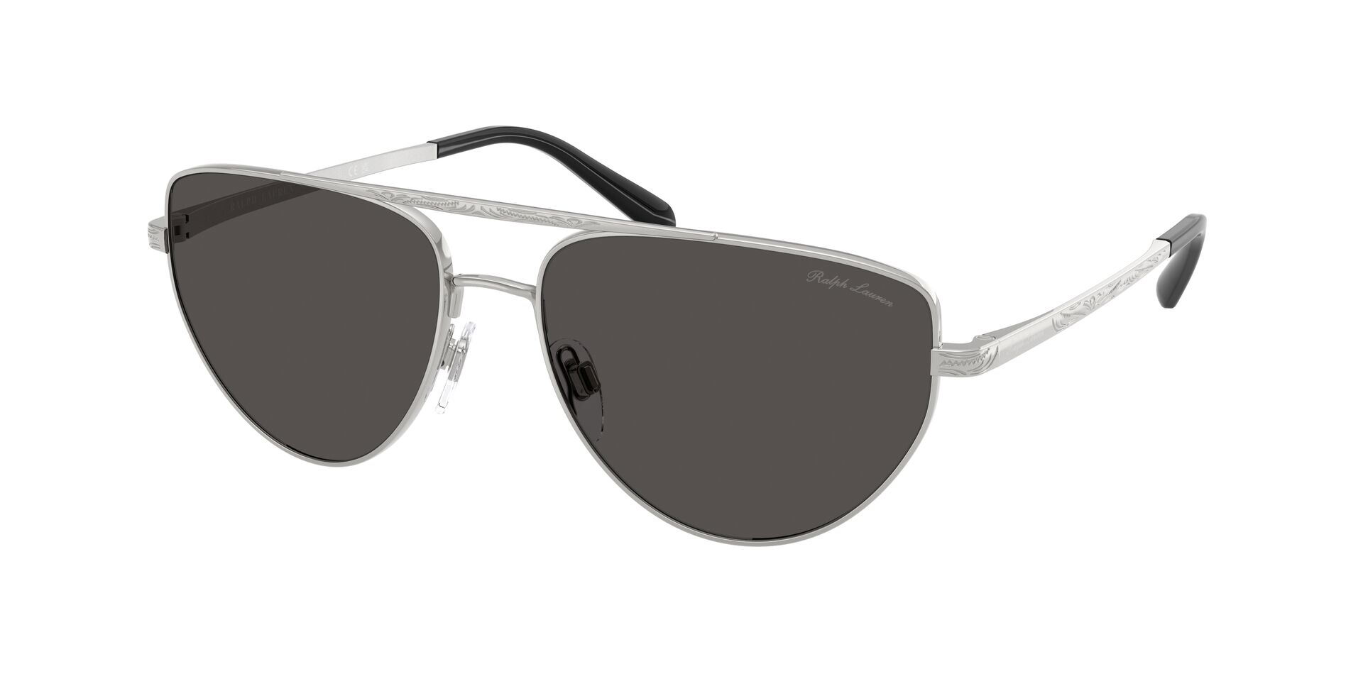 Das Bild zeigt die Ralph Sonnenbrille RL7090 900187 leicht seitlich.