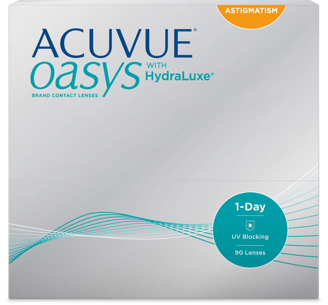 Acuvue Oasys 1-Day for Astigmatism with HydraLuxe J&J 90 Stk.