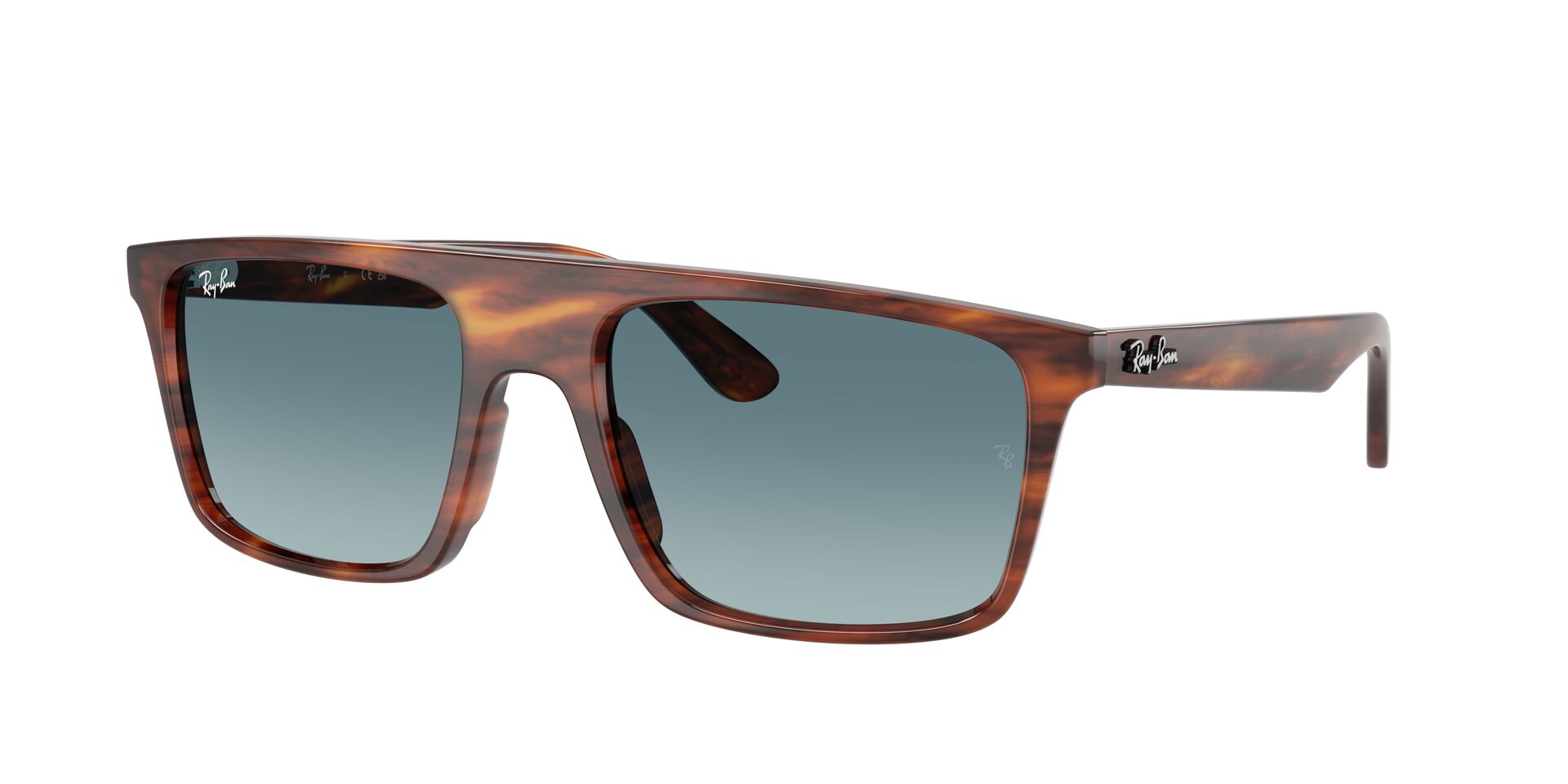 Ray Ban Sonnenbrille in Havana gestreift 0RB2222 954/3M