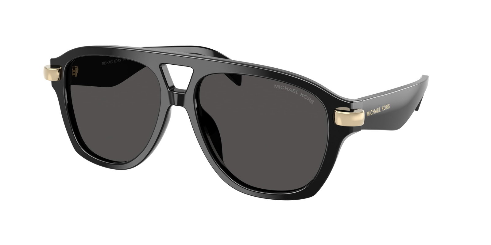 Das Bild zeigt die Sonnenbrille MK2277U von Michael Kors in der Farbe Schwarz.