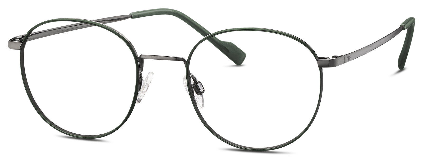 TITANflex 820959 34 5020 – Leichte ovale Metallbrille Grau Titan
