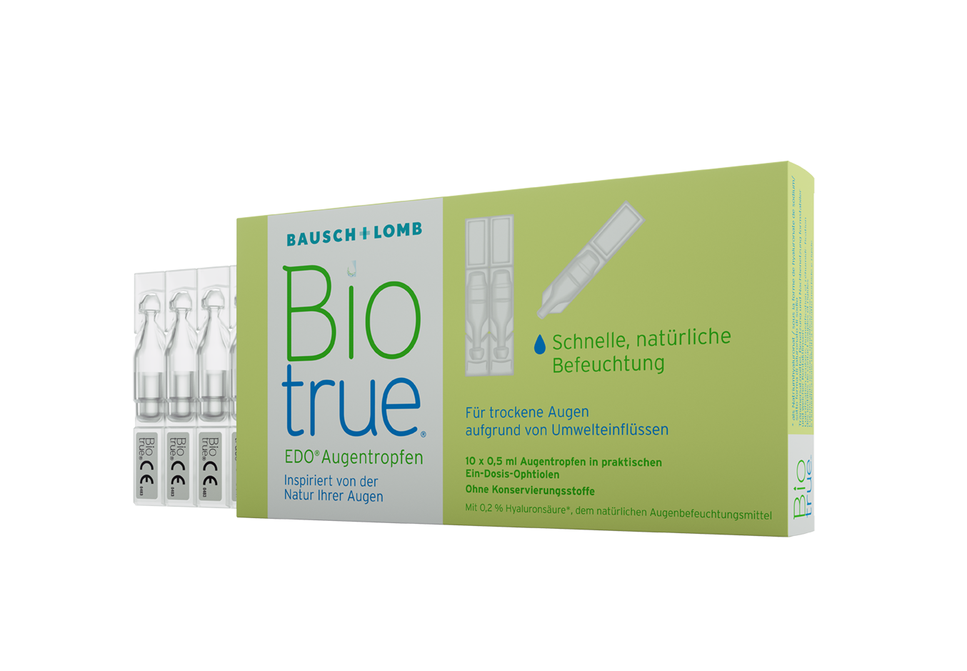 Biotrue Augentropfen EDO, Bausch & Lomb (10 Ampullen)