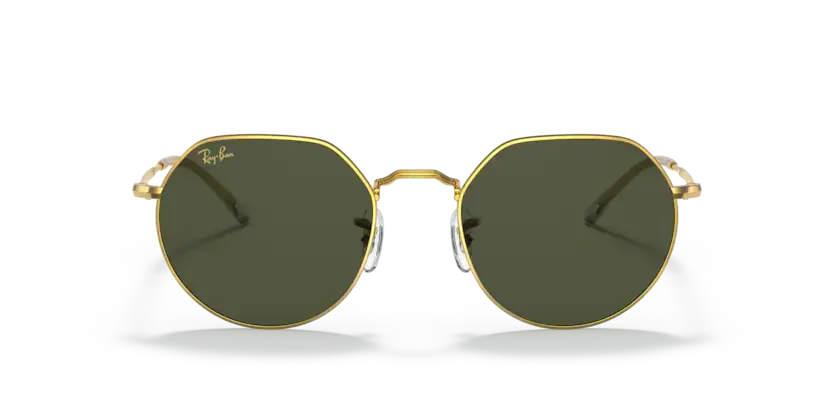 Ray Ban Sonnenbrille Jack in Gold RB3565 919631 53