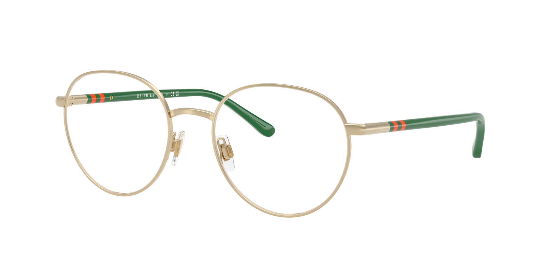 Das Bild zeigt die Korrektionsbrille 1236 von der Marke Polo in Gold.