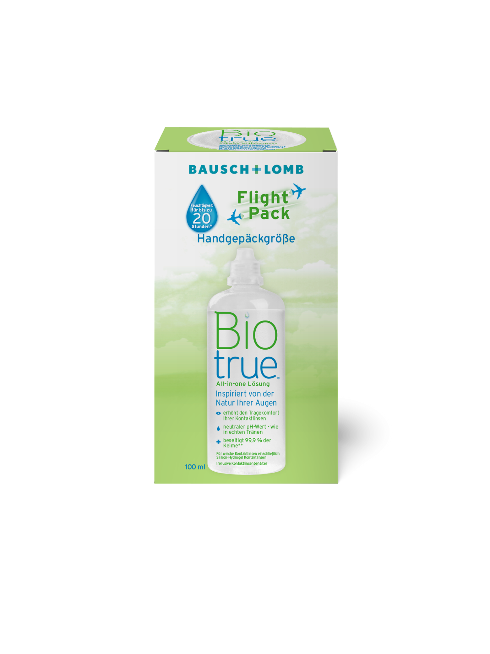 Bausch & Lomb Biotrue Flight Pack Kontaktlinsenpflegemittel 100ml