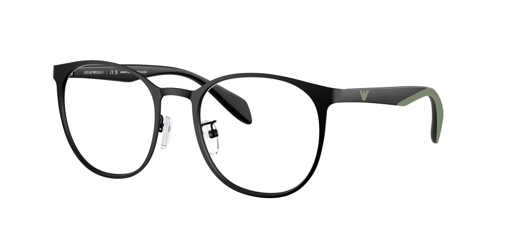 Emporio Armani Brille für Herren in schwarz matt EA1148 3001 52