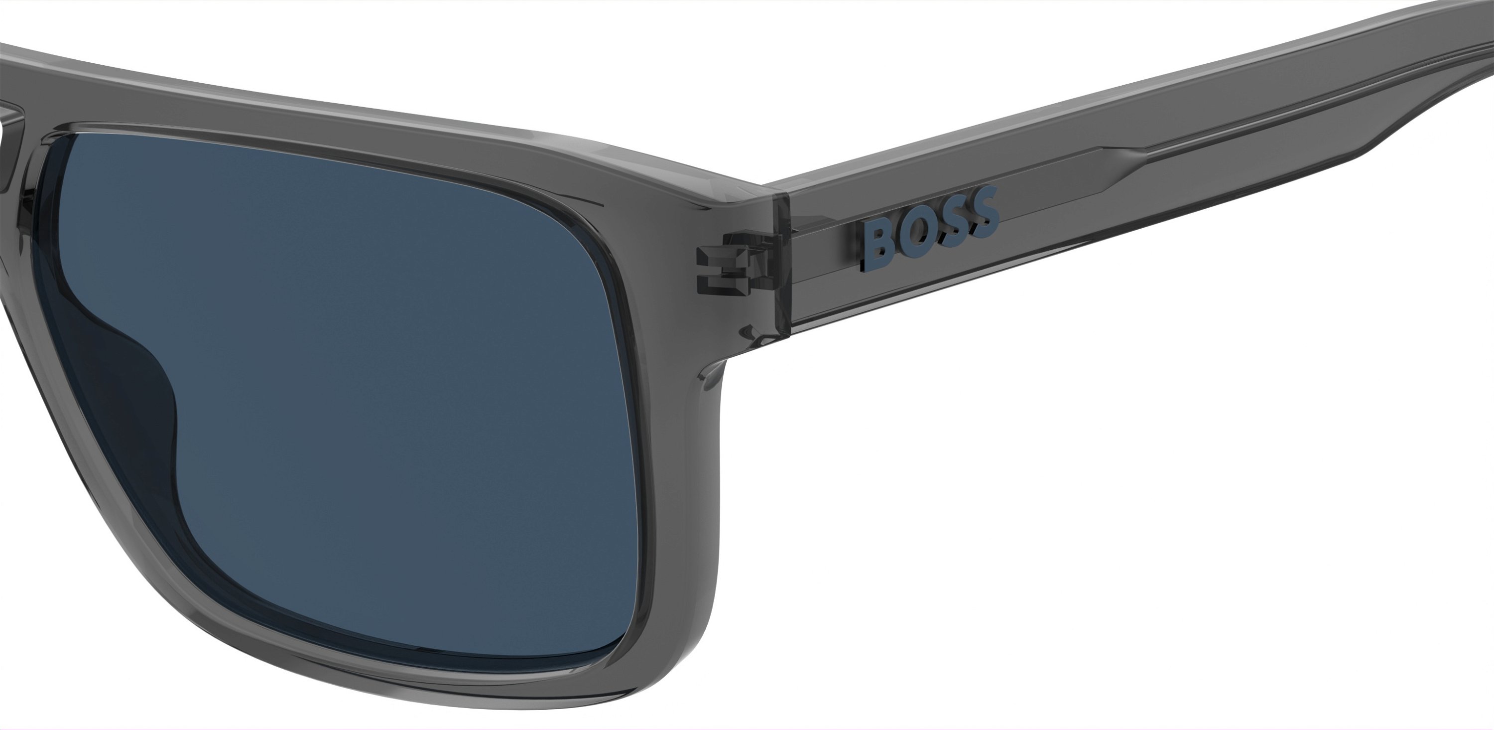 Das Bild zeigt die Sonnenbrille BOSS1648S KB7 von der Marke BOSS in Grau.