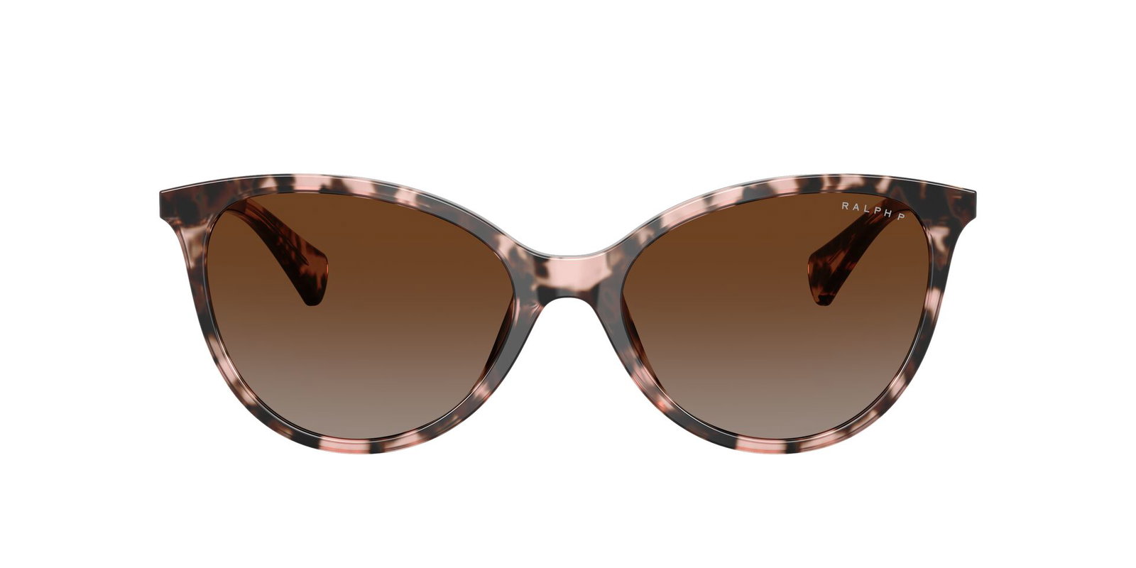 Das Bild zeigt die Ralph Sonnenbrille RA5339U in rosa havana von vorne.
