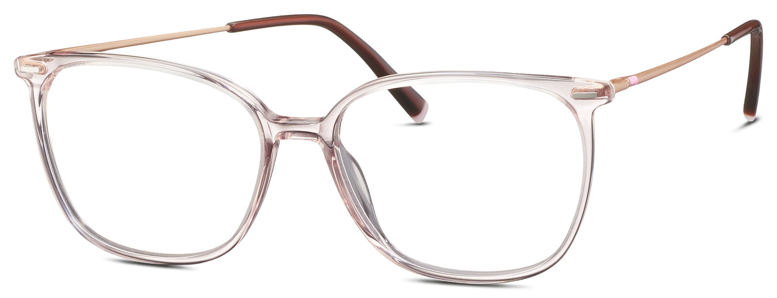 HUMPHREY'S 581119 – Oversize Damenbrille Rosa Transparent Gold