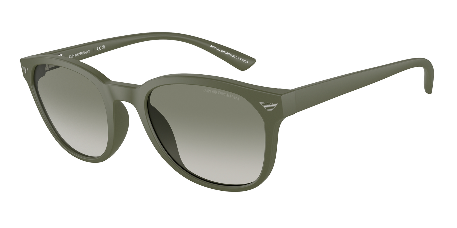 Emporio Armani Sonnenbrille für Herren in Grün matt EA4225U 60998E