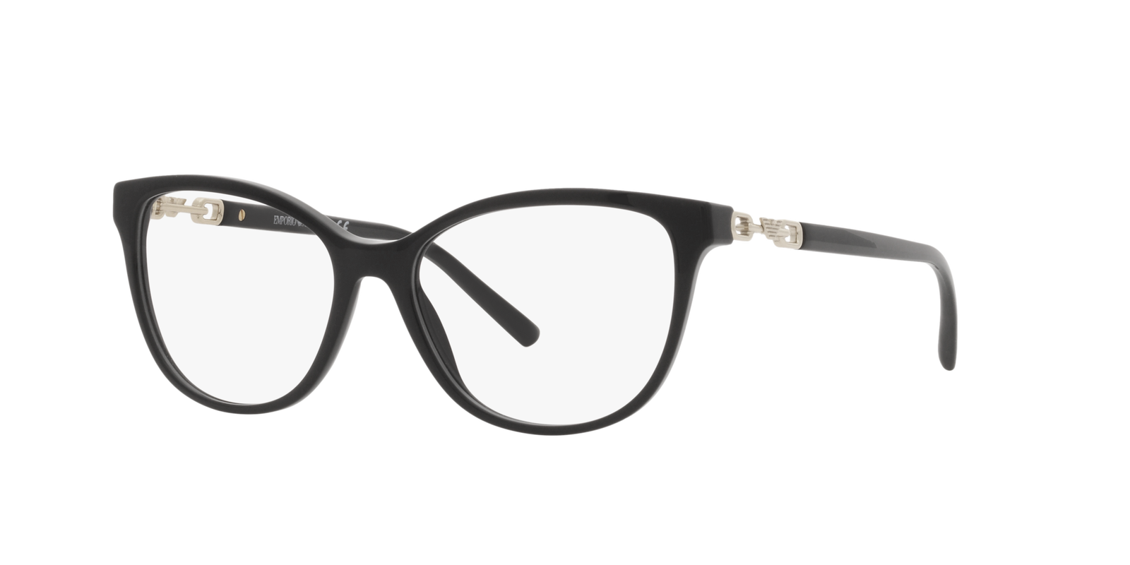 Emporio Armani EA3190 5001 – Schwarze Browline Brille Kunststoff
