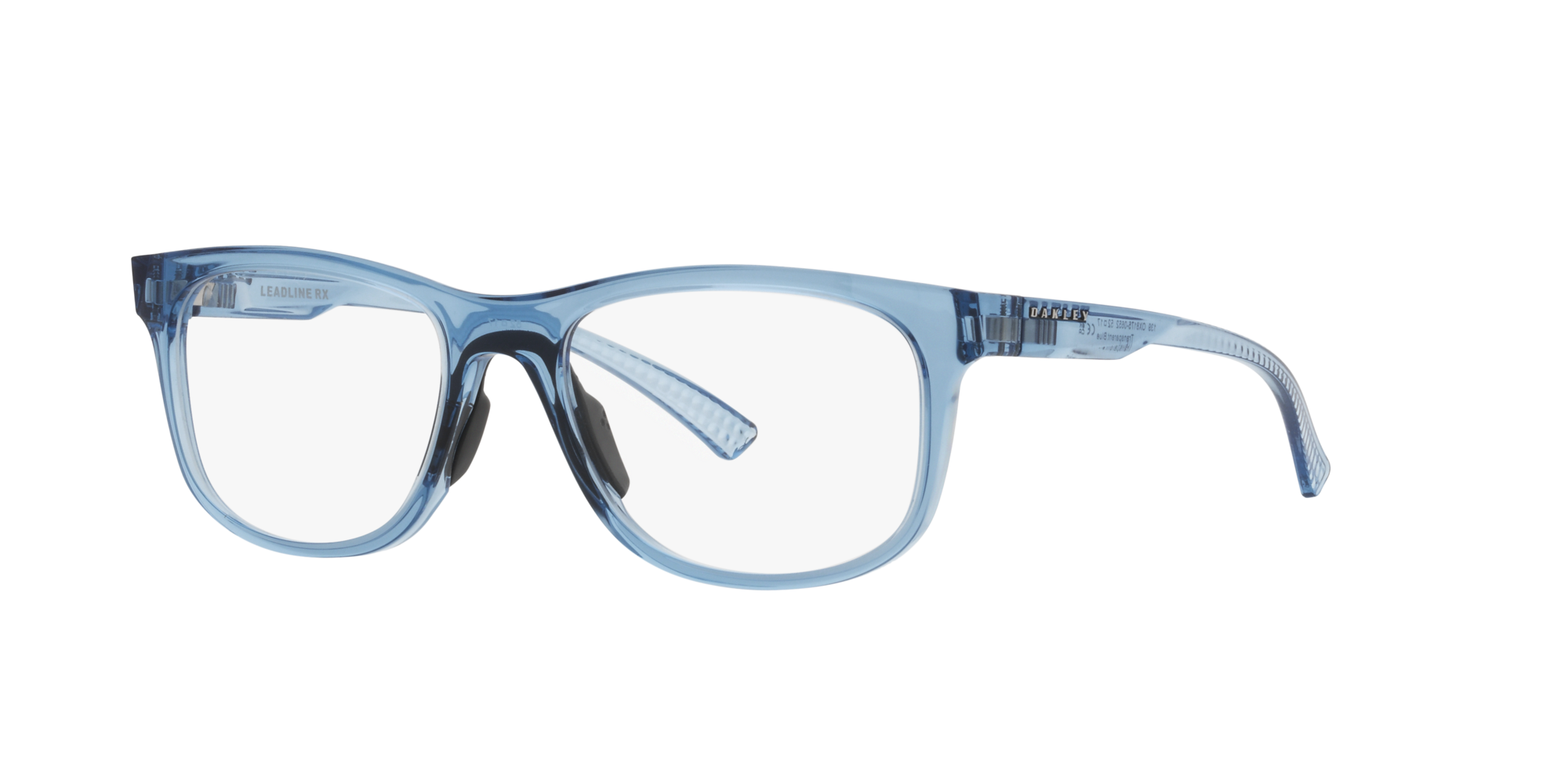 Das Bild zeigt die Korrektionsbrille OX8175 817506 von der Marke Oakley  in blau transparent.