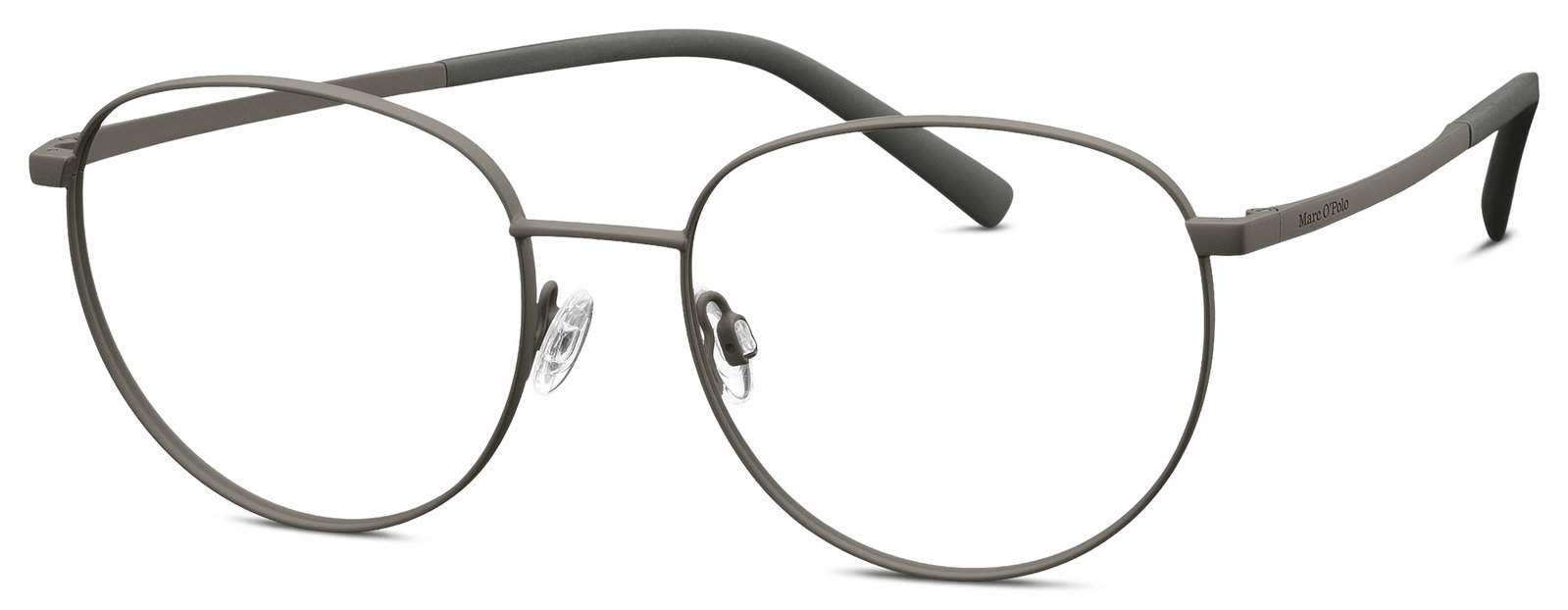 MARC O'POLO Eyewear 502191 40 – Grüne ovale Metallbrille schmal