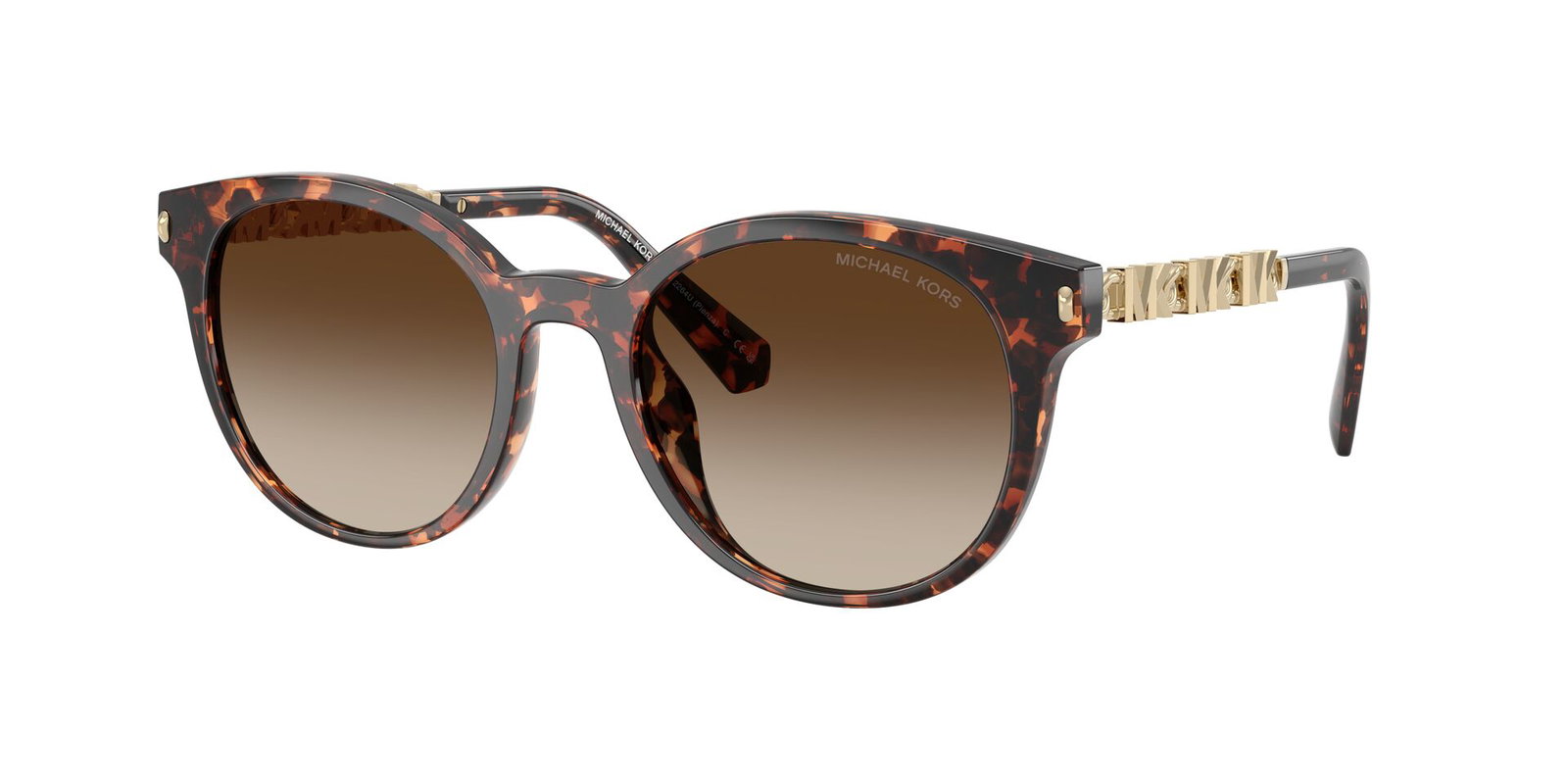 Das Bild zeigt die Sonnenbrille 0MK2264 von Michael Kors in Havana.