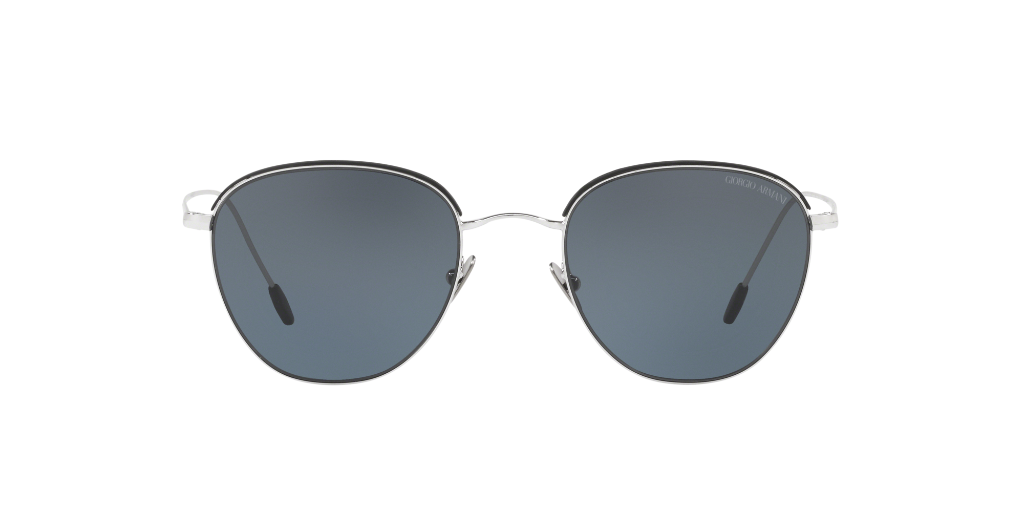 Giorgio Armani Sonnenbrille für Herren AR6048 301587 51 silber/schwarz