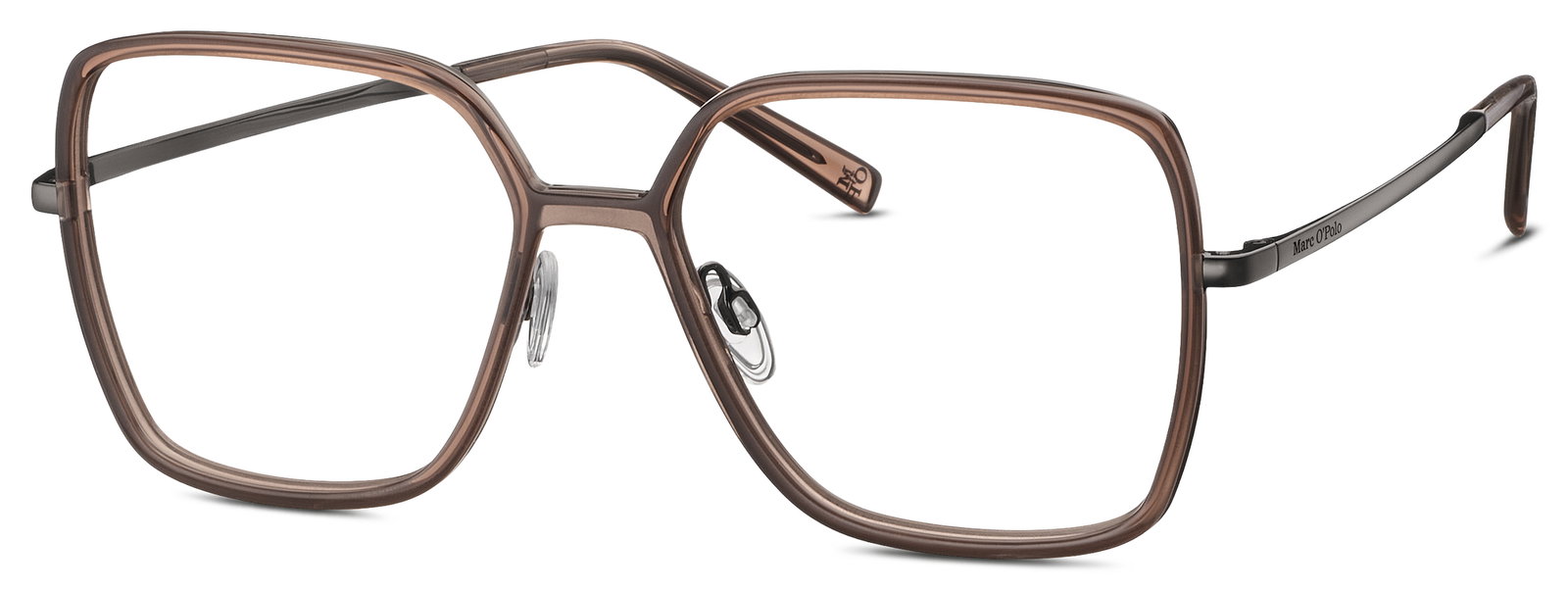 MARC O'POLO Eyewear 501038 56 – Eckige braune Brille Kunststoff
