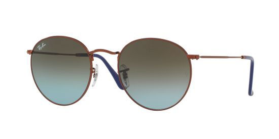 ray ban round metal braun verlauf