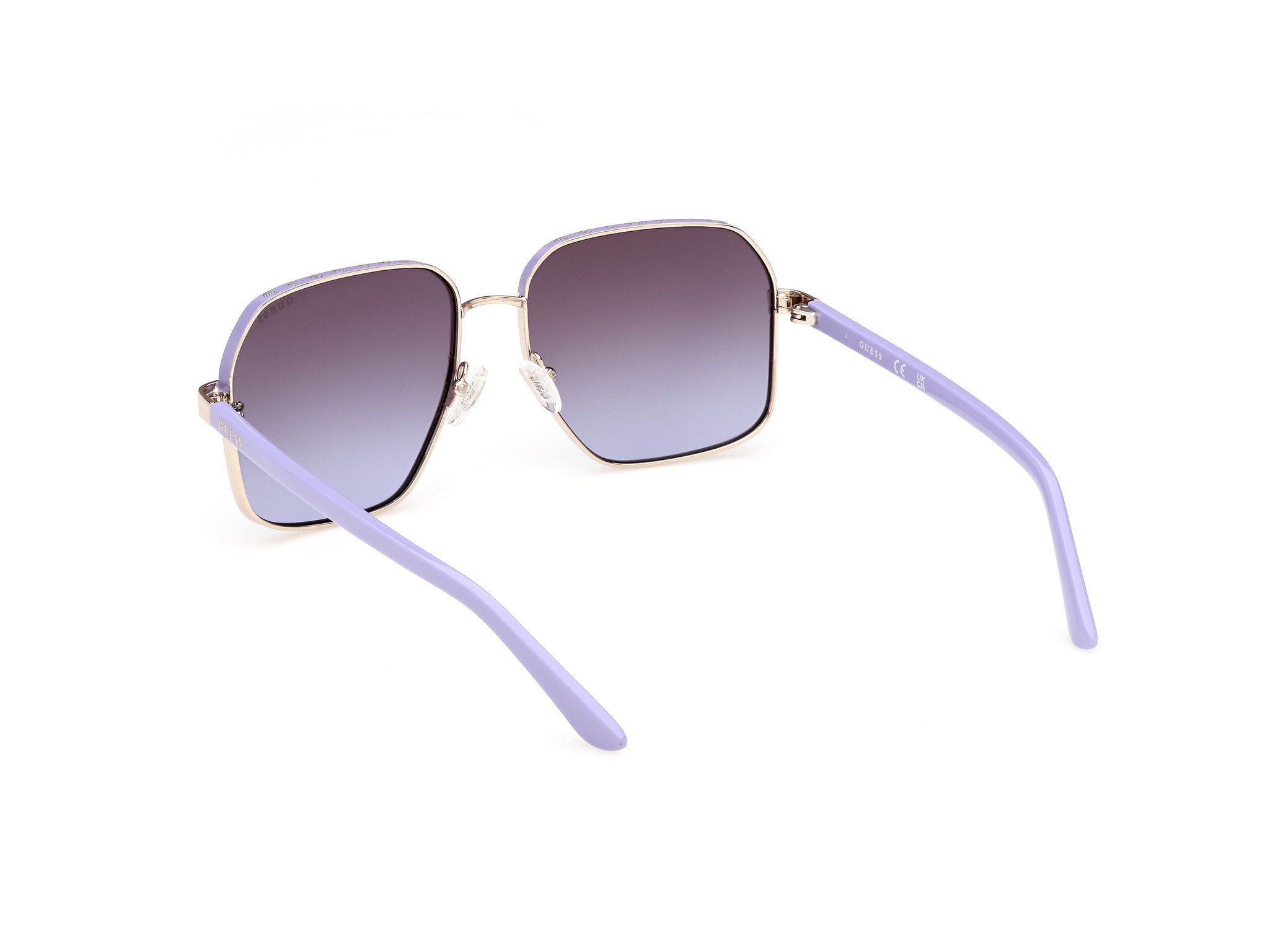 Das Bild zeigt die Sonnenbrille GU00107 92W von der Marke Guess in Gold.