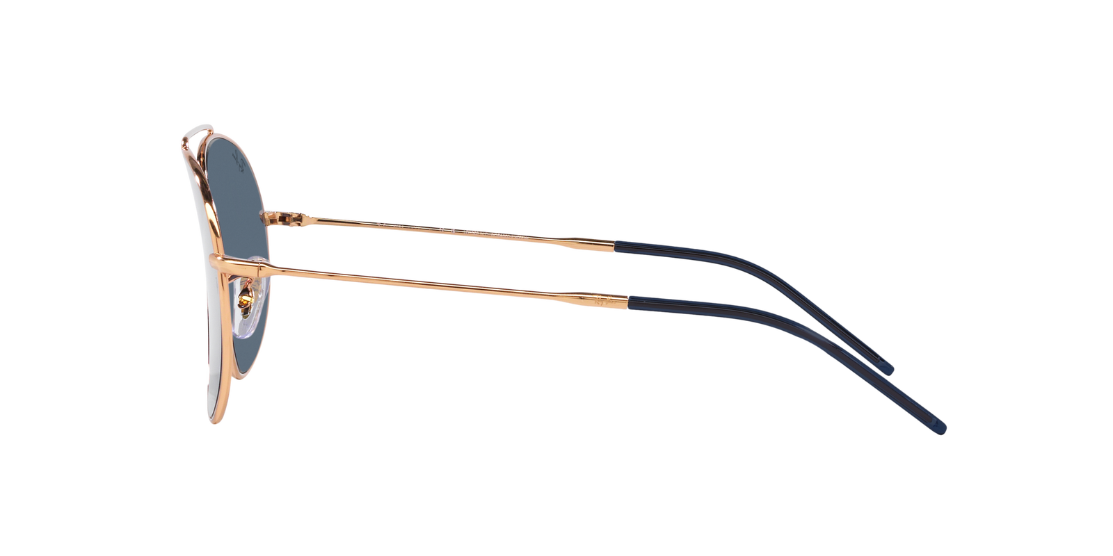 Das Bild zeigt die Sonnenbrille 0101S 92023A von der Marke Ray Ban in Rotgold.