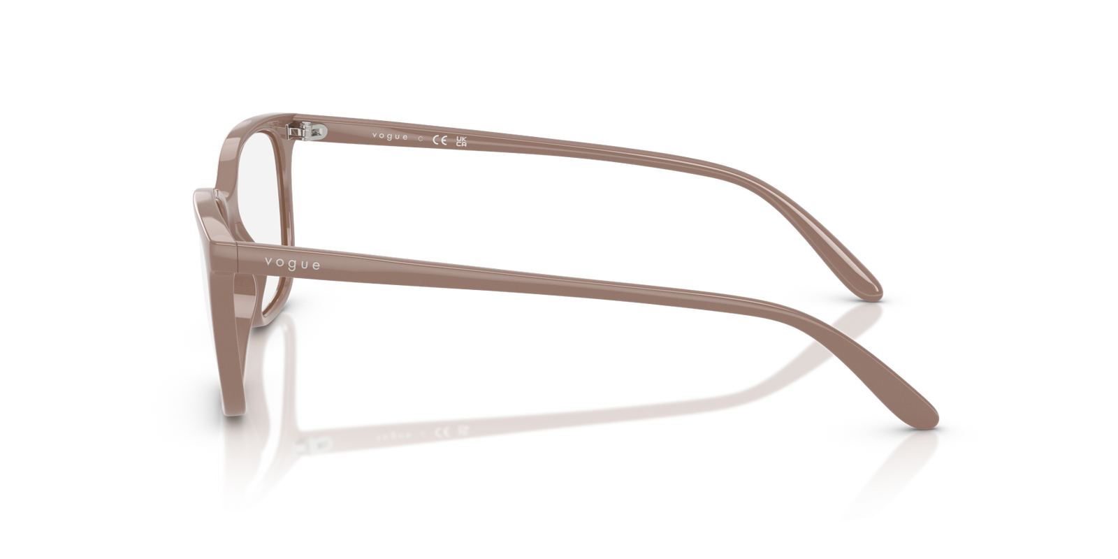 Das Bild zeigt die Brille 0VO5621 von Vogue in der Farbe Beige.